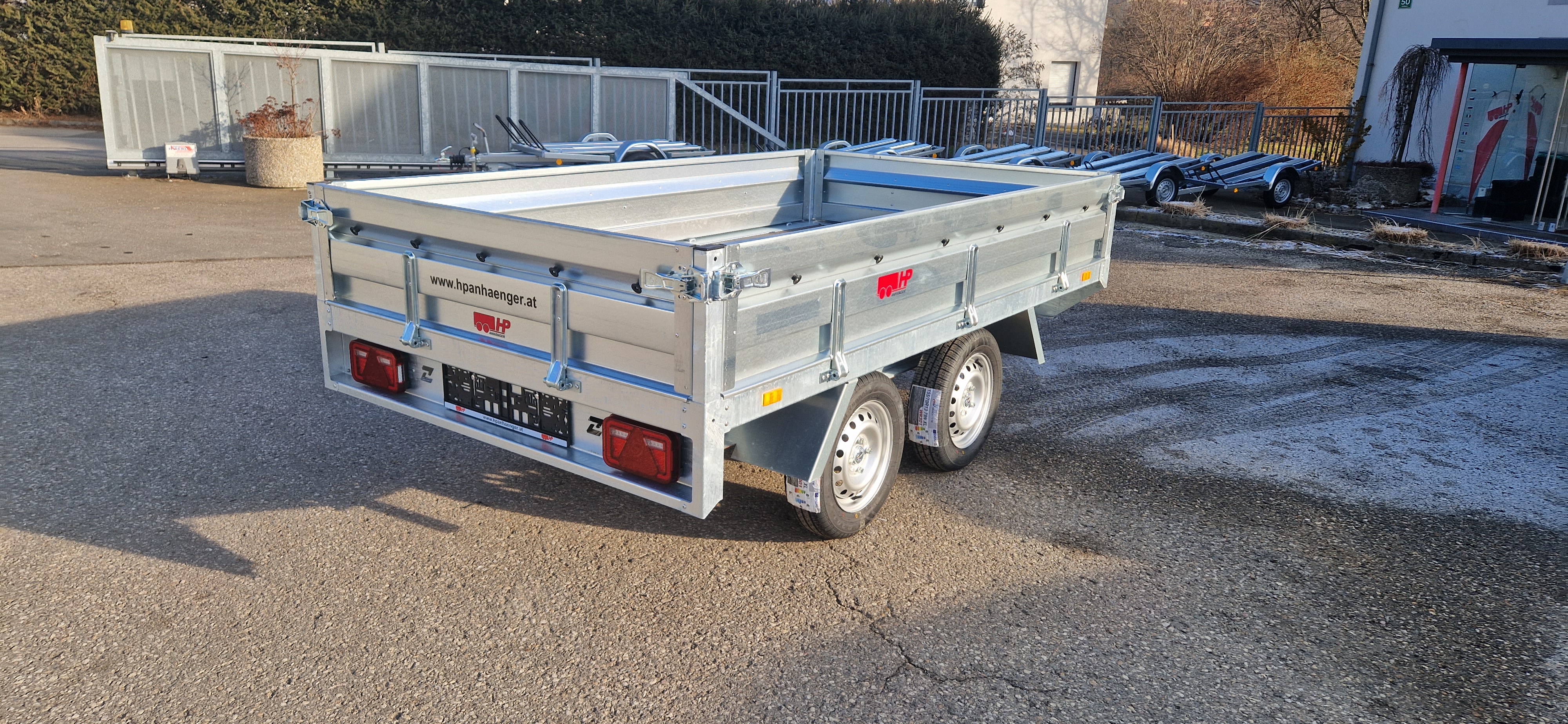 PKW-Anhänger, Tandemanhänger, HP 752715/2 LH Hochlader Tandem ungebremst 750 kg, 2650 x 1500 x 350 mm
